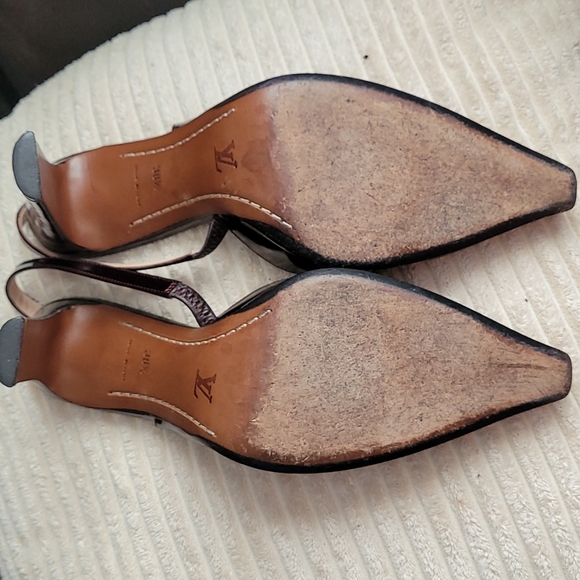 Louis Vuitton  Vernis Block heel sandals - Picture 12 of 16